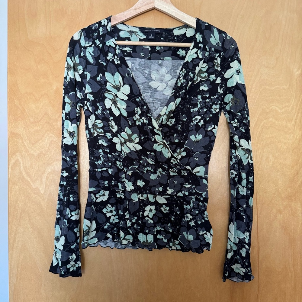 ANTHRO wrap top